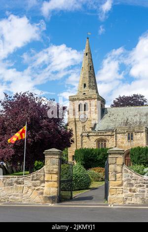 St. Lawrence's Church, Dial Place, Warkworth, Northumberland, England, Vereinigtes Königreich Stockfoto