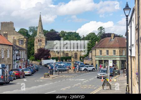 St. Lawrence's Church, Dial Place, Warkworth, Northumberland, England, Vereinigtes Königreich Stockfoto