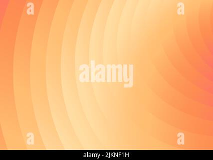 Abstrakte Hintergrundlinie Kurve orange Ton Vektor-Illustration Stock Vektor