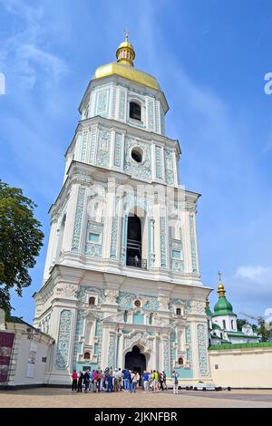 Sophienkathedrale in Kiew, Ukraine. Die Hagia Sophia ist der Kathedralentempel der Kyiv-Metropole (1037-1299) und der zweite nach der Kirche der Ti Stockfoto