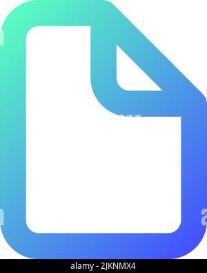 Dateipixel perfekter Gradient lineares ui-Symbol Stock Vektor