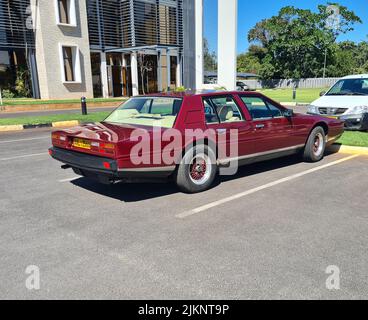 Die Schlussleuchten des Aston Martin Lagonda Stockfoto