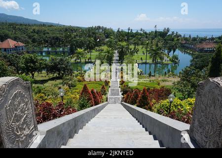 Königspalast Taman Ujung in Karangasem, Bali, Indonesien. Stockfoto