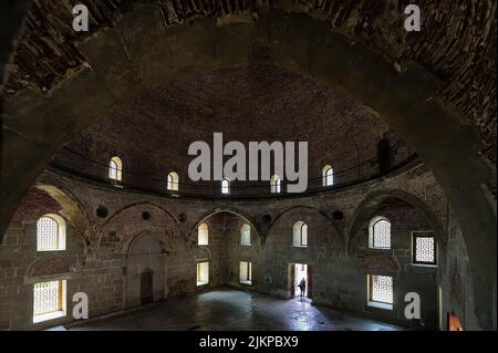 Innenraum der Moschee der Festung Rabati in Akhaltsikhe, Georgien Stockfoto