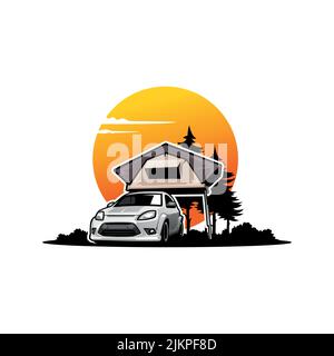 Am besten geeignet für Firmenlogo, Illustrationen, Aufkleber und T-Shirt-Design. Stock Vektor