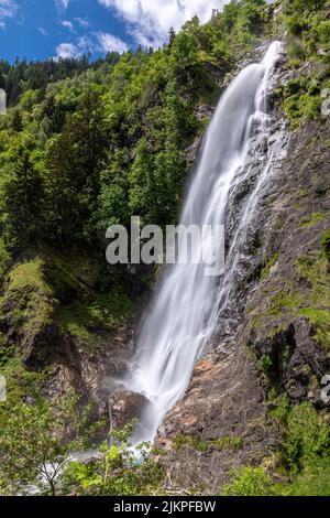 Partschins Wasserfall oberhalb Partschins, Südtirol Stockfoto