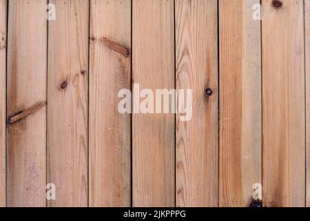 Nahaufnahme einer Holzplankenfläche mit Kopierraum Stockfoto