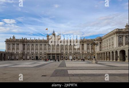 Der Königspalast in Madrid, Spanien Stockfoto