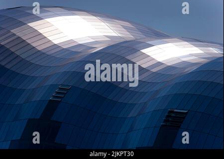 Das Salbei-Musikzentrum / Newcastle Gateshead Kai, Vereinigtes Königreich Stockfoto