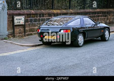 Ex George Harrison 1980 Porsche 928S phoyographiert in Liverpool 20/11/2021 Stockfoto