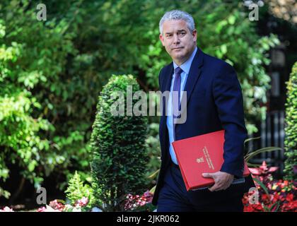 Steve Barclay, Abgeordneter North East Cambridgeshire, Staatssekretär für Gesundheit und Soziales, britischer Politiker, Konservative Partei, Downing Street, Großbritannien Stockfoto