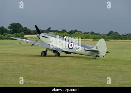 Vickers Supermarine Seafire F.Mk. XVII, SX336, AT Shuttleworth Fly Navy Air Display 2022, Stockfoto