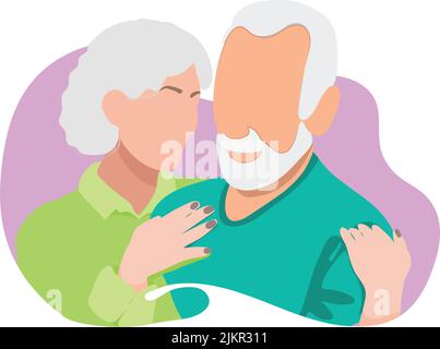 Online-Chat-Nachrichten SMS-Benachrichtigung auf dem Mobiltelefon. Hand hält Smartphone sms Sprechblasen drücken Alarme auf dem Bildschirm, digitale oder elektronische Chat auf Handy. Vektorgrafik im flachen Stil Stock Vektor