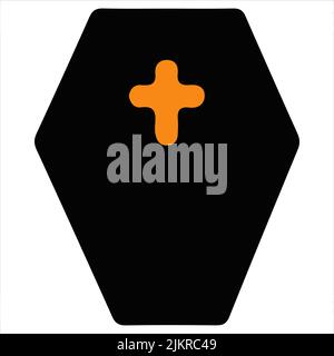 Halloween-Symbol. Flaches Grafikdesign. Symbol auf weißem Hintergrund. Vektorgrafik. EPS10. Stock Vektor