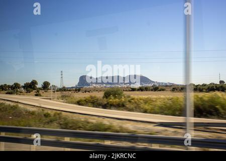 ALGECIRAS, ANDALUSIEN, SPANIEN - 5. NOVEMBER 2021 Malta vom Hafen von Algeciras Stockfoto