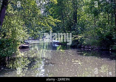 Schloss Lübbenau und Schlosspark im Spreewald, Mark Brandenburg; Schloss Lübbenau Stockfoto