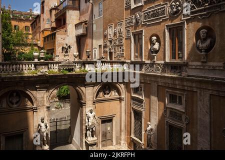 Palazzo Mattei di Give im jüdischen Stadttetto in Rom Stockfoto