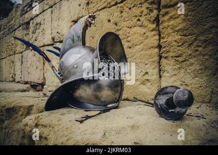 Tarraco, Italien. 26.. Mai 2012. Thrakischer Helm. Kredit: Unabhängige Fotoagentur/Alamy Live Nachrichten Stockfoto