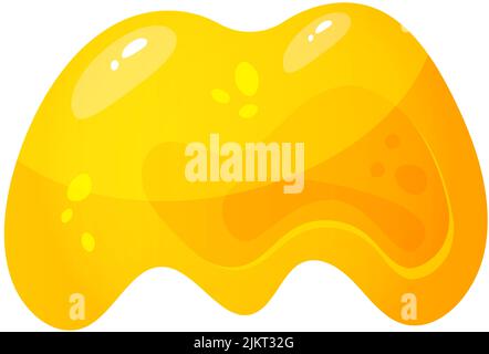 Gelee bunte Alphabete, Comic-Alphabet für Kinder. Jelly Bright Font. Kindliche Art für Veranstaltungen, Aktionen. Stock Vektor