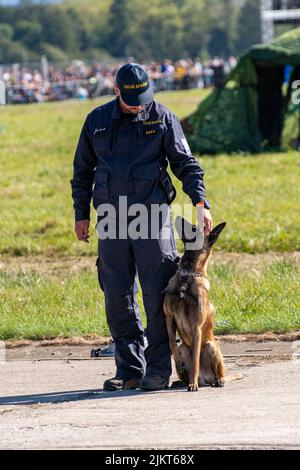 NATO Days, Ostrava, Tschechische Republik. 22.. September 2019 Grenzschutzbehörde der Sonderpolizei nationale Sicherheit Tschechische Zollverwaltung Stockfoto