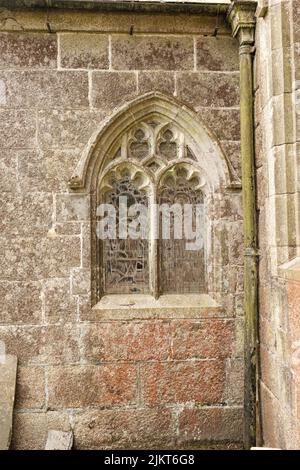 Außenansicht von St. Crewenna (KIRCHE VON SAINT CREWEN), Crowan, Cornwall Stockfoto