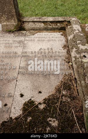 Außenansicht von St. Crewenna (KIRCHE VON SAINT CREWEN), Crowan, Cornwall Stockfoto