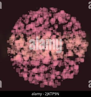 Abstrakte dekorative Illustration für die Hintergrundgestaltung Stockfoto