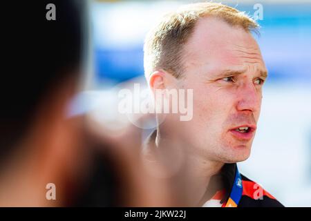 LATVALA Jari-Matti , Toyota Gazoo Racing WRC Team Hauptportrait während der Rallye Finnland 2022, 8. Runde der WRC World Rally Car Championship 2022, vom 4. Bis 7. August 2022 in Jyvaskyla, Finnland - Foto Nikos Katikis / DPPI Stockfoto