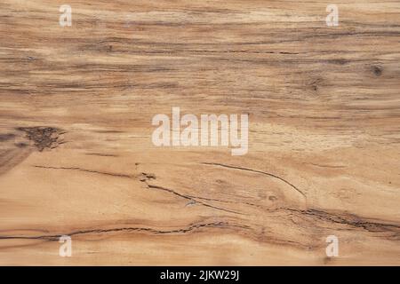 Eine Nahaufnahme einer Holzstruktur Stockfoto