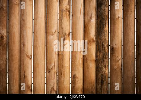 Ein brauner Holzplanken Textur Hintergrund Stockfoto