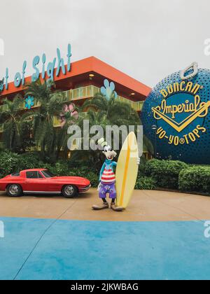 Disney's POP Century Resort Grounds in Walt Disney World, Orlando, USA Stockfoto