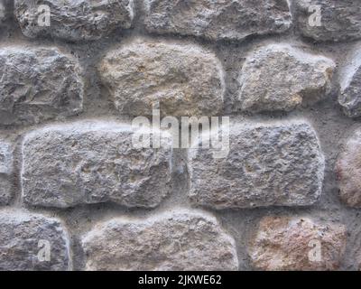 Graue Steinmauer Hintergrund Stockfoto