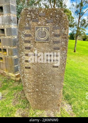 The Standing Stones on Martins Lookout in Glen Innes, Australien Stockfoto