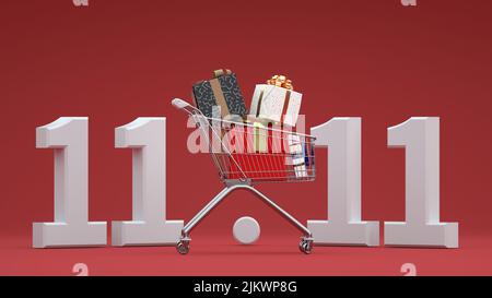Eine Illustration von Karnevalshintergründen Stockfoto