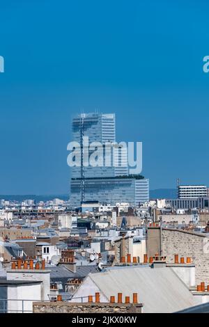Paris, das neue Gerichtsgebäude, der Justizpalast der französischen Hauptstadt Stockfoto