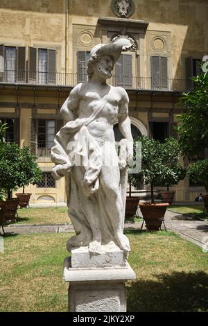 Der Garten im Palazzo Riccardi Medici Florenz Italien Stockfoto