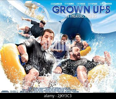 DAVID SPADE, ADAM SANDLER, Chris Rock, Kevin James, Rob Schneider, Plakat, ERWACHSENE, 2010 Stockfoto