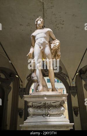 Der Garten im Palazzo Riccardi Medici Florenz Italien Stockfoto