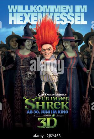 RUMPELSTILSTSKIN POSTER, SHREK FOREVER AFTER, 2010 Stockfoto