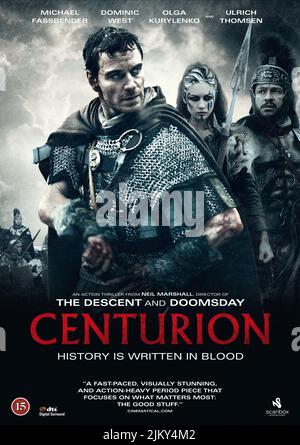 MICHAEL FASSBENDER, OLGA KURYLENKO, DOMINIC WEST, CENTURION, 2010 Stockfoto