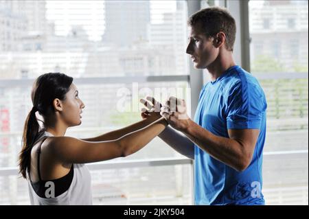 FRANCIA RAISA, BRENDAN FEHR, DER SCHNEIDE: Feuer und Eis, 2010 Stockfoto