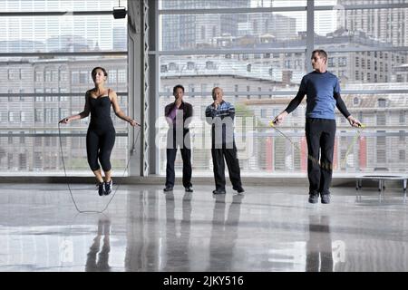 FRANCIA RAISA, BRENDAN FEHR, RUSSELL YUEN, ZHENHU HAN, DIE SCHNEIDE: Feuer und Eis, 2010 Stockfoto