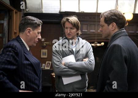 GEOFFREY RUSH, Tom Hooper, Colin Firth, der König die Rede, 2010 Stockfoto