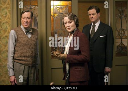 RUSH,EHLE,FIRTH, THE KING'S SPEECH, 2010 Stockfoto