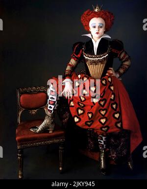 HELENA Bonham Carter, Alice im Wunderland, 2010 Stockfoto