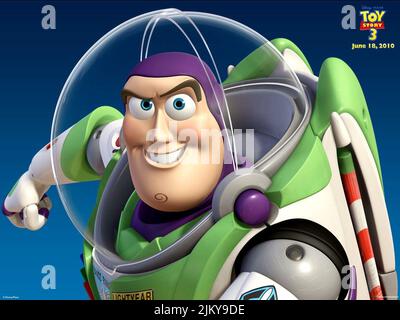 BUZZ LIGHTYEAR, Toy Story 3, 2010 Stockfoto