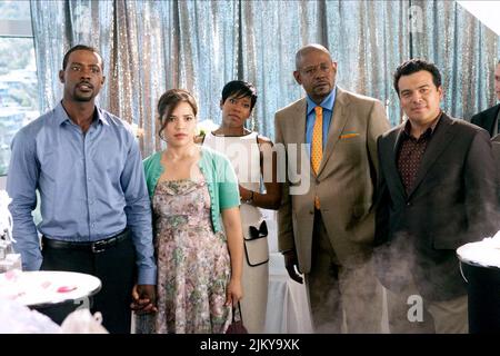 LANCE GROSS, America Ferrera, REGINA KING, Forest Whitaker, Carlos Mencia, unserer Familie Hochzeit, 2010 Stockfoto