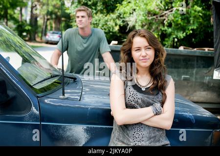 LIAM HEMSWORTH, MILEY CYRUS, das letzte Lied, 2010 Stockfoto