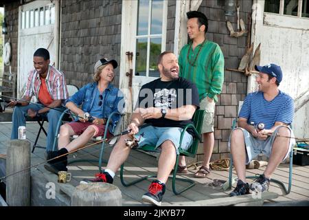 CHRIS ROCK, David Spade, Kevin James, Rob Schneider, ADAM SANDLER, ERWACHSENE, 2010 Stockfoto