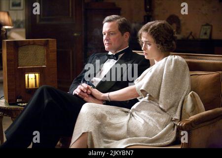 COLIN FIRTH, Helena Bonham Carter, die KING'S SPEECH, 2010 Stockfoto